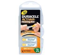 Duracell confezione da 60 batterie con linguetta EasyTab tipo 10/giallo/senza mercurio, 0% Hg