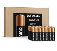 Duracell CopperTop - Batterie alcaline AAA a lunga durata, tripla batteria, per uso domestico e commerciale, confezione da 28