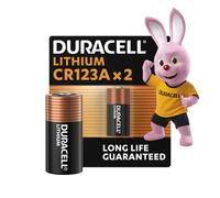 DURACELL CR123 (confezione da 2) al litio 2 Batterie 123 Batterie specialistiche