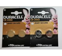 Duracell CR2032-2 - Confezione da 4 batterie al litio 3 V