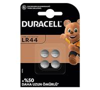 Duracell Custom LR44 - Set di 4 batterie alcaline a bottone 1,5 V (76 A/A76/V13GA)