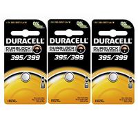 Duracell D395/399B Batteria per orologio/calcolatrice, confezione da 3