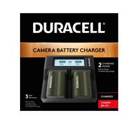 Duracell DRC6101 carica batterie (Duracell Dual DSLR Battery Charger) NEW