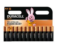DURACELL - DU0123 - Pila stilo AA - 1,5V - Plus Powerboost - MN1500 - Duracell - blister 12 pezzi - 103669 - Conf. da 1 Pz. - DU0123