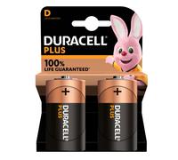 DURACELL - DU0401 - Pila torcia - D - LR20 - MN1300 - Plus - Duracell - blister 2 pezzi - 36207 - Conf. da 1 Pz. - DU0401