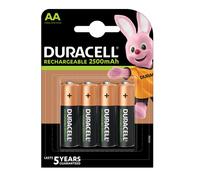 DURACELL - DU75 - Pila stilo AA - 1,2V - Precharged - ricaricabili - Duracell - blister 4 pezzi - 70166 - Conf. da 1 Pz. - DU75