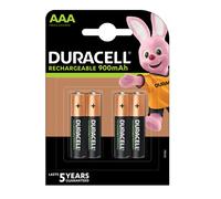 DURACELL - DU77 - Pila ministilo AAA - 1,2V - Precharged - ricaricabili - Duracell - blister 4 pezzi - 70167 - Conf. da 1 Pz. - DU77