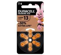 Duracell DURACELL EASY TAB 13 ARANCIO BATTERIA PER APPARECCHIO ACUSTICO 6 PEZZI