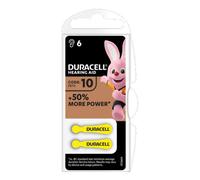 Duracell Easy Tab 10 pile apparecchi acustici gialle