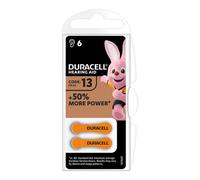 Duracell - Easy Tab Batteria Per Apparecchi Acustici 13 Arancio Confezione 6 Pile