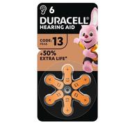 DURACELL EASY TAB13 ARANCIO - BLISTER 6 BATTERIE DA13-MELDU80R1 DURACELL