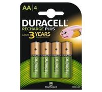 Duracell HR6-B Batteria AA 1300mAh Ricaricabile NiMH Confezione da 4 Multicolore