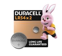 DURACELL LR54 (confezione da 2) batterie alcaline specialistiche da 1,5 V (189/LR1130) - Lunga durata garantita - Pile per l’utilizzo in termometri digitali, calcolatrici, orologi da polso