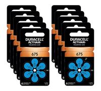 Batteria acustica Duracell 675 Blu 1,45V Zinco-Aria confezione da 6 pile