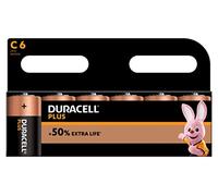 Duracell MN1400B6 Plus Power - Batterie C, confezione da 6