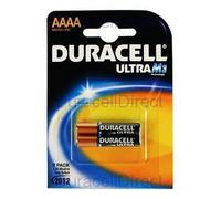 Duracell MX2500 batteria per uso domestico Batteria monouso AAAA Alcalino (Duracell AAAA 2 Pack) NEW