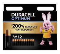 Duracell Optimum Batteria Stilo (AA) Alcalina/manganese 1.5 V 12 pz.