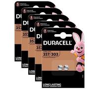 Duracell ossido di argento 357/SR 44 x 2 ossido di argento (5 confezioni da 2)