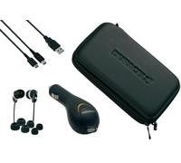 Duracell Pacco Custodia Cuffie USB Auto Caricabatterie per Nintendo New 3DS/XL