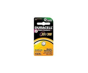 Duracell PGD D301/386PK - Batteria elettronica medica, ossido d'argento, dimensioni 301/386, 1,5 V (confezione da 36)