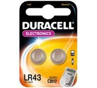 DURACELL Pila a bottone LR43, 2 pezzi
