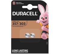 Duracell Pila Silver Oxide Specialistica Bottone 357/303 - Confezione da 2 Durac
