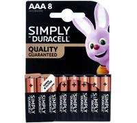Duracell Pile Alcaline Simply AA - Confezione da 8 Pezzi Duracell Materiale elet