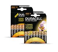 Duracell Pile Plus Micro AAA 16 + 8 gratis (confezione speciale)