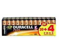 Duracell Pile Plus Mignon AA 20 + 4 gratis (confezione speciale)