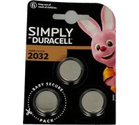 Duracell Pile Speciali 2032 Linea Simply, 3Pz