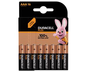 Duracell Plus 100 AAA B16 x10 Duracell