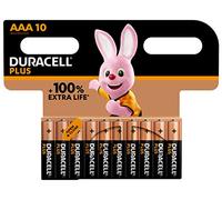 DURA PLUS AAA10 - Plus, batteria alcalina, AAA (micro), confezione da 10 pezzi