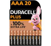 Duracell Plus-AAA CP20 Micro (AAA)-Batterie Alkali-Mangan 1.5V 20St.