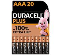 Duracell Plus-AAA CP20 Micro (AAA)-Batterie Alkali-Mangan 1.5V 20St.
