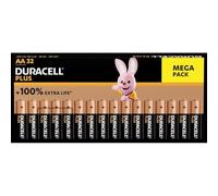 Duracell Batterie Plus BP32 Mignon (AA) alcaline al manganese 1,5 V, 32 pezzi
