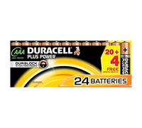Duracell Plus Power DUR019058 - Confezione da 24 pezzi di batterie AAA
