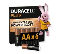 Duracell plus powerboost aa lr06 - pacco da 6