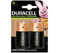Duracell PreCharged Batteria ricaricabile Torcia (D) NiMH 3000 mAh 1.2 V 2 pz.