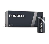 Duracell Procell Baby C R14 LR14 HR14 UM2 AM2 MN1400 Pile alcaline 1,5V, confezione da 10