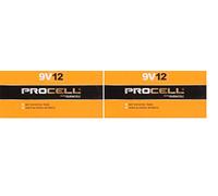 Duracell Procell - Batterie da 9 Volt, confezione da 12, confezione da 2