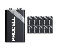 Duracell Procell - Confezione da 10 batterie alcaline da 9 V | Batteria alcalina industriale da 9 Volt | Uso domestico o in ufficio | Confezione promozionale deodorante per auto | Potenza affidabile a