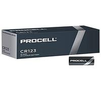 Duracell Procell CR123 - Batteria al litio, 3 V, confezione da 10