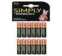 Duracell Simply Long Life Premium - Batterie alcaline da 1,5 V, 12 batterie per confezione