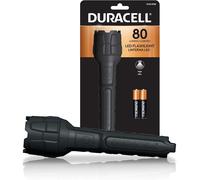 Duracell Torcia LED in Gomma 80 Lumen Ad Alta Resistenza, Con 2x AAA