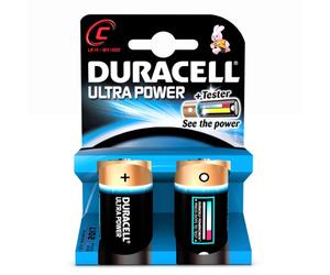 DURACELL Ultra Power PILA ALCALINA C LR14 Blister*2 CAJA 10 UNIDADES