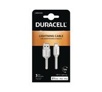 Duracell USB5012W cavo Lightning 1 m Bianco (Duracell USB-A to Lightning 1m Cable) NEW
