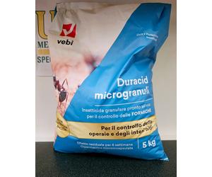 DURACID MICROGRANULI VEBI KG 5- ESCA INSETTICIDA CONTRO CIMICI FORMICHE BLATTE