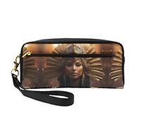 DURAGS Borsa portatile di trucco della stampa della mano dei bambini, la piccola borsa perfetta di trucco per il viaggio, Serie Tribù Antico Egitto, Taglia unica