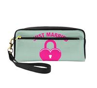 DURAGS Borsa portatile di trucco della stampa dell'elefante bianco, la piccola borsa di trucco perfetta per il viaggio, Appena Sposato, Taglia unica