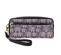 DURAGS Borsa portatile di trucco della stampa di Bling dell'oro, la piccola borsa di trucco perfetta per il viaggio, Elefante Carino, Taglia unica